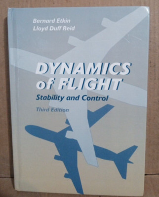 Dynamics of Flight : Stability and Control- Hardcover 