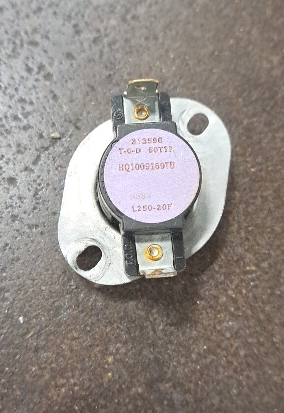 dddヒーター Therm-O-Disc T-O-D60T11 L250-20F Furnace Limit Switch HQ1009169TD