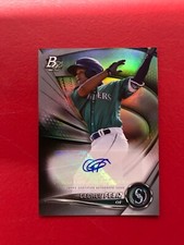 2022 Bowman Platinum George Feliz Rookie Autograph Seattle Mariners #Top-77