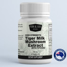 High strength Tiger Milk Mushroom extract 20:1 with piperine Lignosus rhinocerus