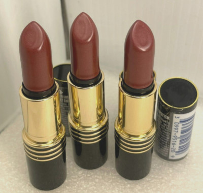 (3) REVLON Super Lustrous Lipstick - #20/115 COCOPLUM CHROME *ORIGINAL PLS READ