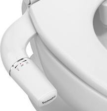 Ultra Slim Bidet Attachment With Dual Nozzle And Adjustable Water Pressure