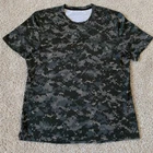 Lululemon T Shirt Mens Medium Camouflage Short Sleeve Vent Workout Gym Outdoor