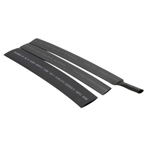 1x 30/35/40/45/50/60/70/80/90-150mm Heat Shrink Tubing 2:1 of Flat Size Black 1M - Picture 5 of 5