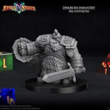 Dwarven Infantry by Epics N Stuffs | D&D | DnD | Print on Demand