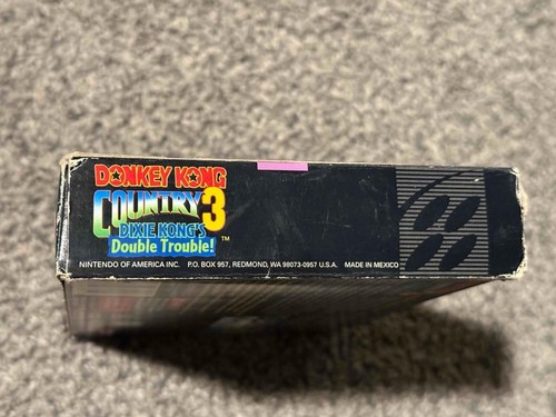 Donkey Kong Country 3 Dixie Kong Super Nintendo SNES CIB Tested Manual Box Guide - Picture 13 of 21