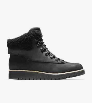 Cole Haan Womens ZEROGRAND Explore Hiker Boot Black UK3