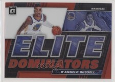 2019 Panini Donruss Optic Elite Dominators Red Prizm 51/99 D'Angelo Russell 03db