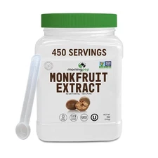 Morning Pep 100% Pure Monk Fruit extract sweetener, No 5 Ounce (Pack of 1) 