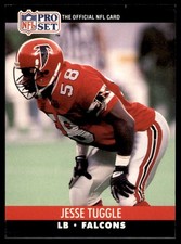 1990 Pro Set Jessie Tuggle #432