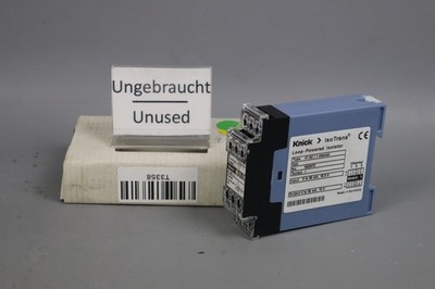 Knick ISO Trans 41 A2/1 Channel Loop-Powered Isolator 1622972 unused OVP