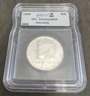1966 Kennedy Half Dollar SMS ICG Uncirculated 40% Silver Special Mint Set Coin