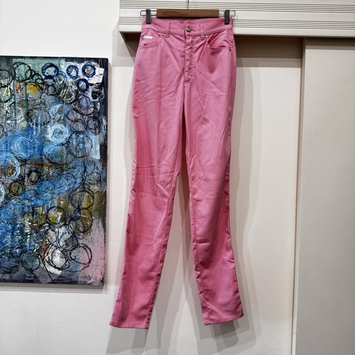 Escada, Vintage Escada Size 34 Pink Pants Straight Leg Cotton Blend Casual
