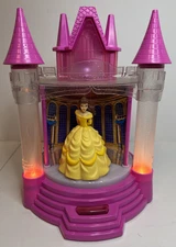 Disney Princess Light & Sound Musical Carousel Palace Belle, Cinderella, Ariel