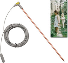 Grounding Rod with 40Ft Wire, Connects Your Body to the Earth, Great to Use with