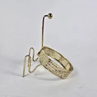 Mid Century Glass Chip And Dip Bowl Holder Bracket Anchor Hocking