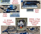 HURST JAWS OF LIFE RESCUE SYSTEM 6 PIECE SPREADER CUTTER RAM PUMP HIGH PRESSURE