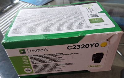 Original Lexmark C2320Y0 Rückgabeprogramm Tonerkassette Gelb