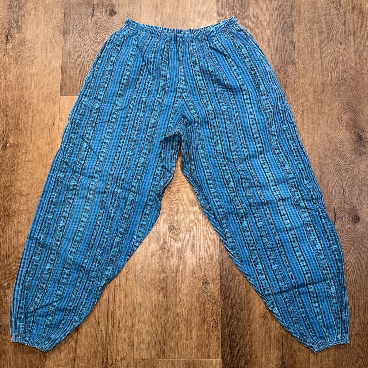 Vtg 80s 90s Baggy Pants Mens Muscle Gym Work Out parachute MC