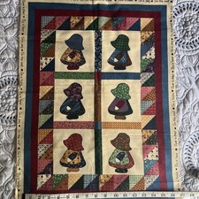 Adorable bonnet fille pièce tissu 16"X23"