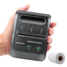 Portable 58mm Thermal Printer For Bluetooth Receipt Printer USB  BT Connection