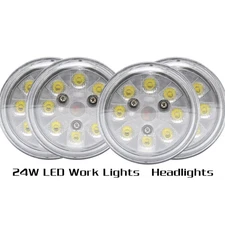 4pcs RE10963 Sealed LED Hi-Lo Beam For  Deere Combine 7720 8820