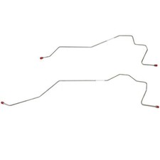 Rear Axle Brake Lines Fits Gmc Sierra 1500 2007-2008 No Tc Steel Tra0701om