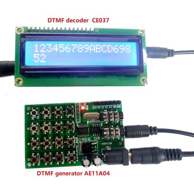 DTMF-Modul 5 24V DC Audiogenerator-Modul Sprach-Dual-Encoder-Senderplatine