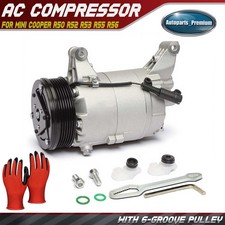 Ac Compressor With 6-groove Pulley For Mini Cooper R50 R52 R53 R55 R56 2002-2008