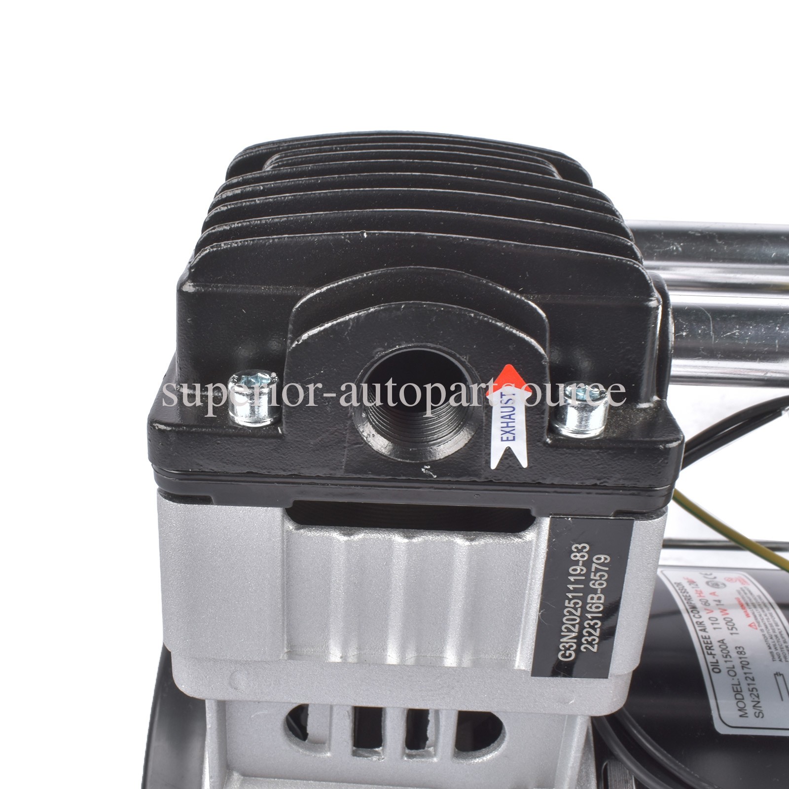 110 Volts 2 HP Electric Air Compressor 15 Amps SP-9421 24 Gallons Ultra Quiet