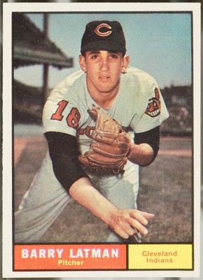 1961 Topps #560 Barry Latman Baseball NM