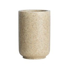 Toothbrush Tumbler Holder Polyresin Natural Stone Cup Holders Cotton Organiser