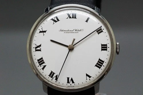 *Near MINT* IWC SCHAFFHAUSEN Cal.402 Roman Dial Men's Manual Hand Winding Watch