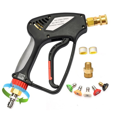 #ad Stubby Pressure Washer with 360° Swivel 5000 PSI Short Power Washer 3 8quot; Q... $66.77