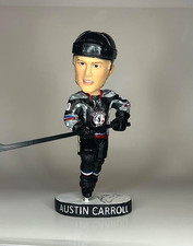 Signed Stockton Heat  Austin Carroll #20 Bobblehead Destroyer Promo Product
