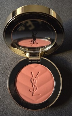 NEW YVES SAINT LAURENT MAKE ME BLUSH YSL BOLD BLURRING 37 PEACHY NUDE .21 OZ