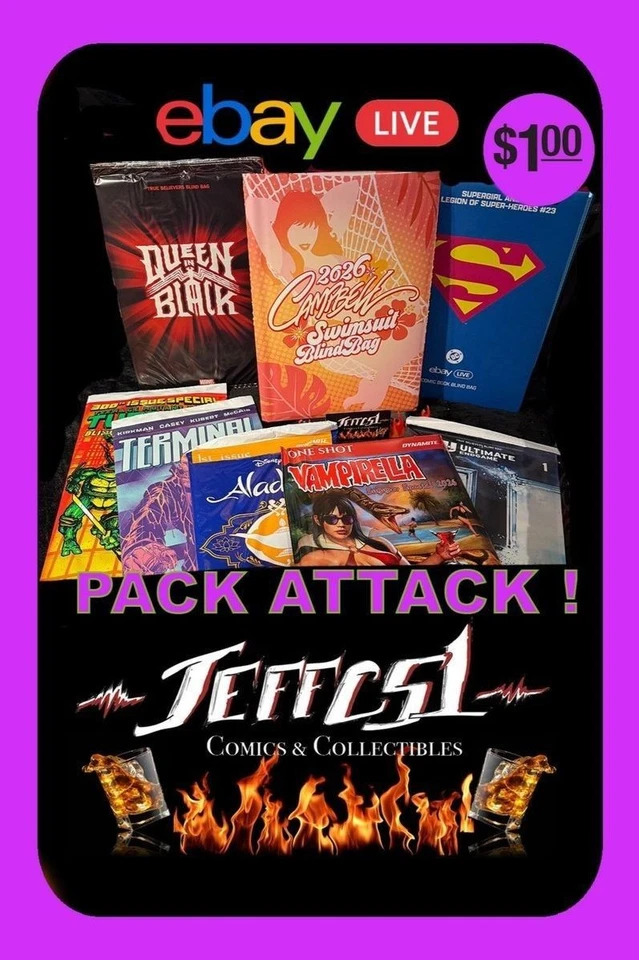 $1 Starts - BLIND BAG & PACK ATTACK! + SIGNED Comics, Abs Bats + Requests!
