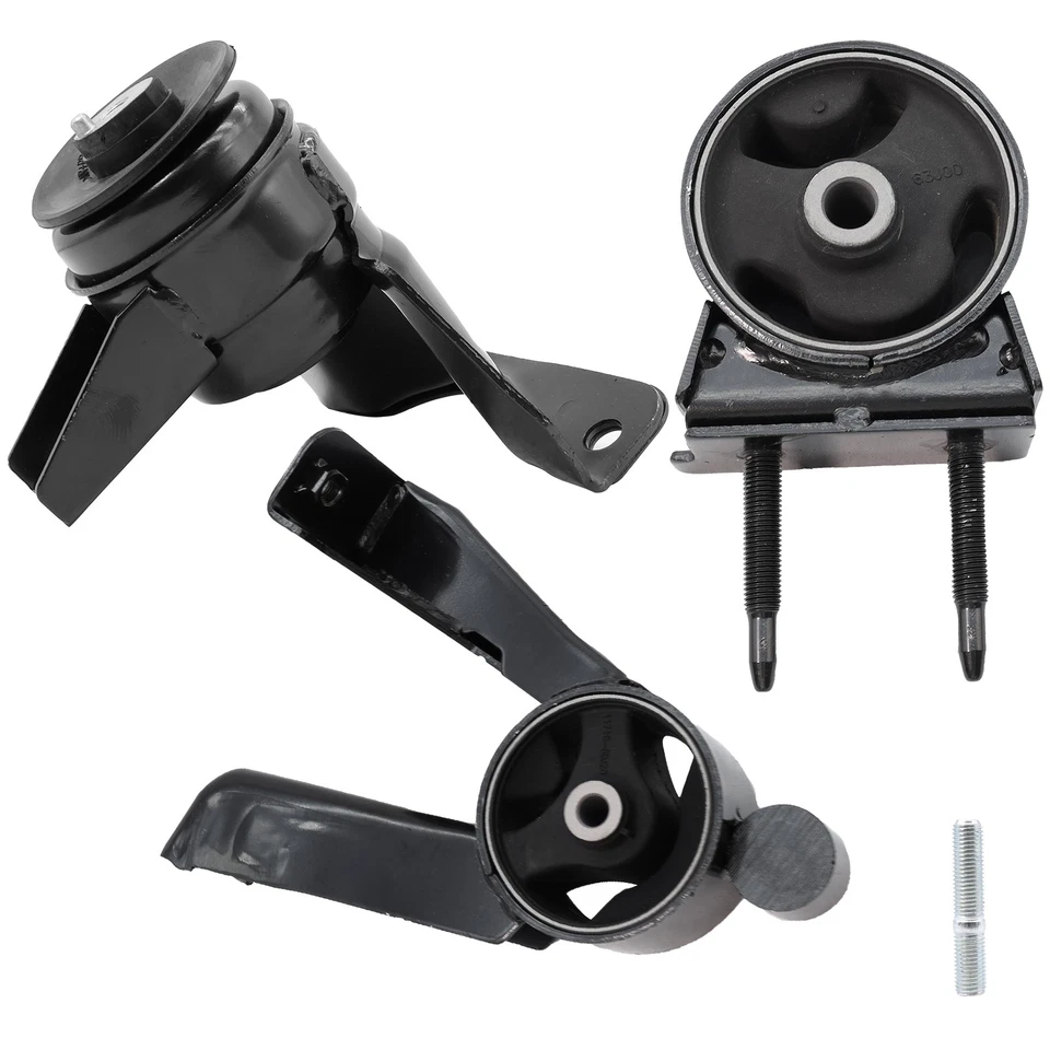 For 07-11 Suzuki Swift 1.5L Rear & Right Front Set of 3 Engine Motor Mounts - Imagem 2 de 4