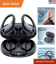 Active Noise Cancelling Earbuds Wireless Bluetooth Headphones Ear Buds 90Hrs ...