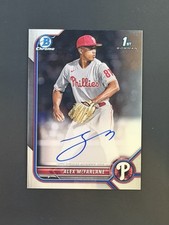 2022 Bowman Draft - Chrome Draft Pick Autographs Alex McFarlane #CDA-AME