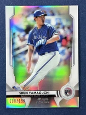 2020 Bowman Sterling Refractor #BSR-75 Shun Yamaguchi Blue Jays /199 RC