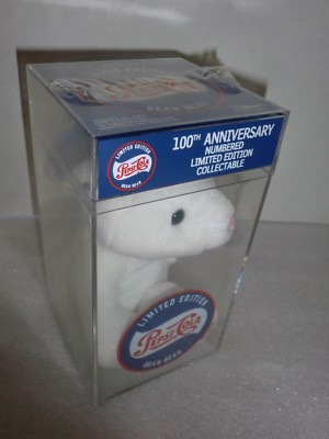 Pepsi 100th Anniversary Beanie Baby Bears and Rabbit - Set of 4