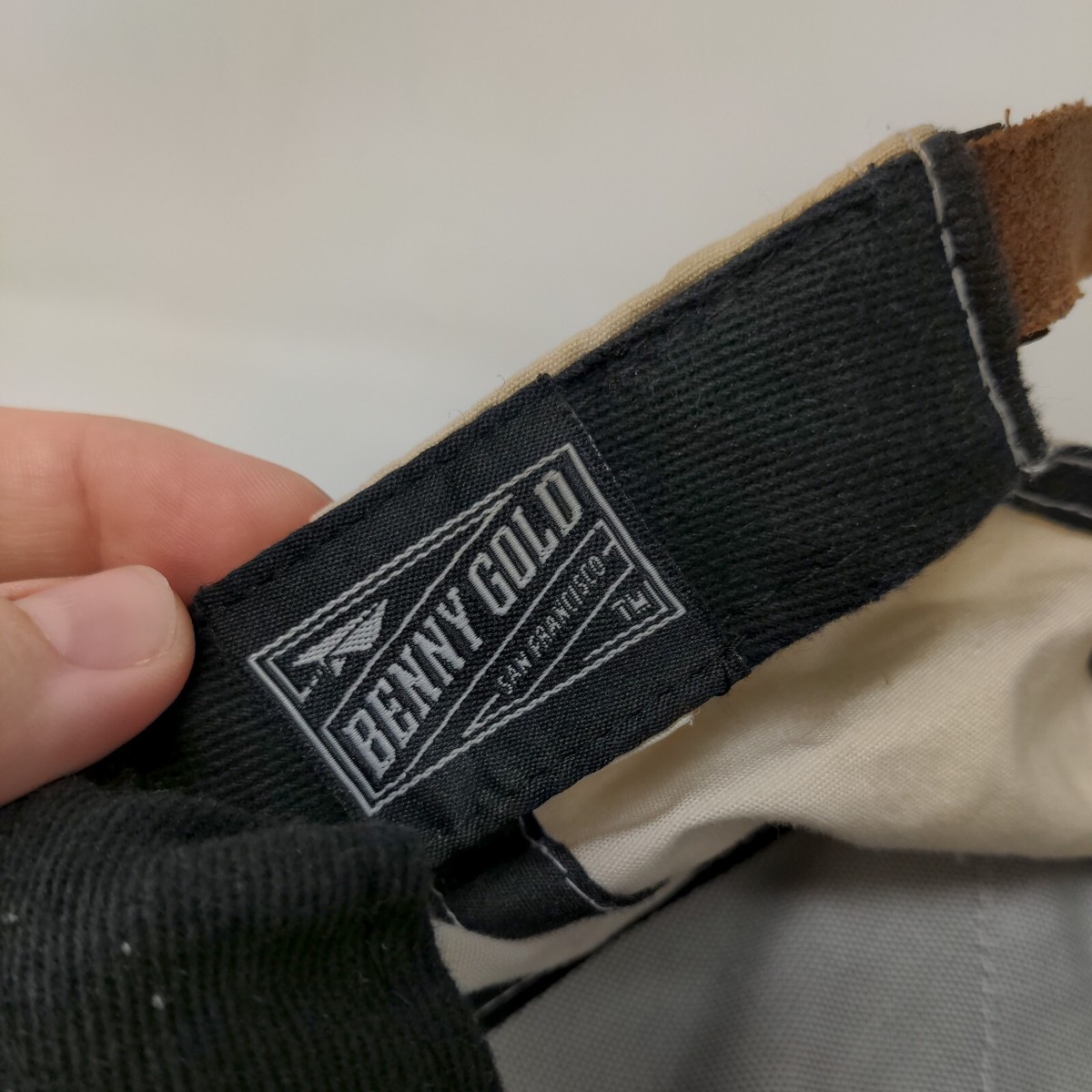 Benny Gold San Francisco Work's For Jerks Slideback Hat Tan One