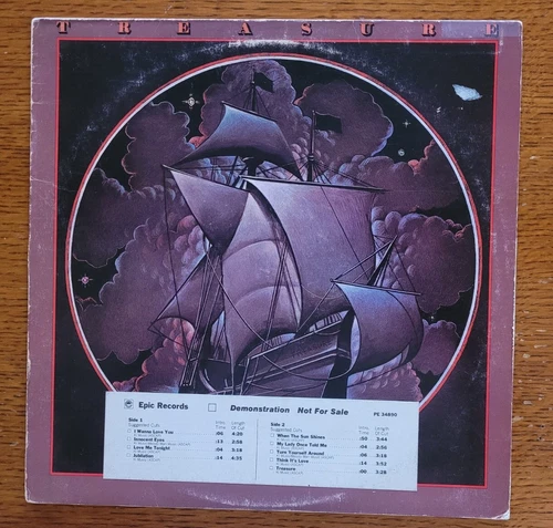 TREASURE 1977 PROMO LP 1st US Epic FELIX CAVALIERE VINNIE VINCENT KISS RASCALS