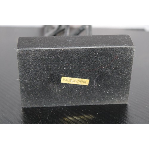 12" Two Toned Metal Trombone Player Sculpture on Granite Base - Picture 8 of 8