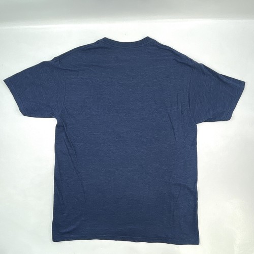 Camiseta para hombre Marvel Comics Capitán América azul gráfico escudo símbolo L - Imagen 8 de 8