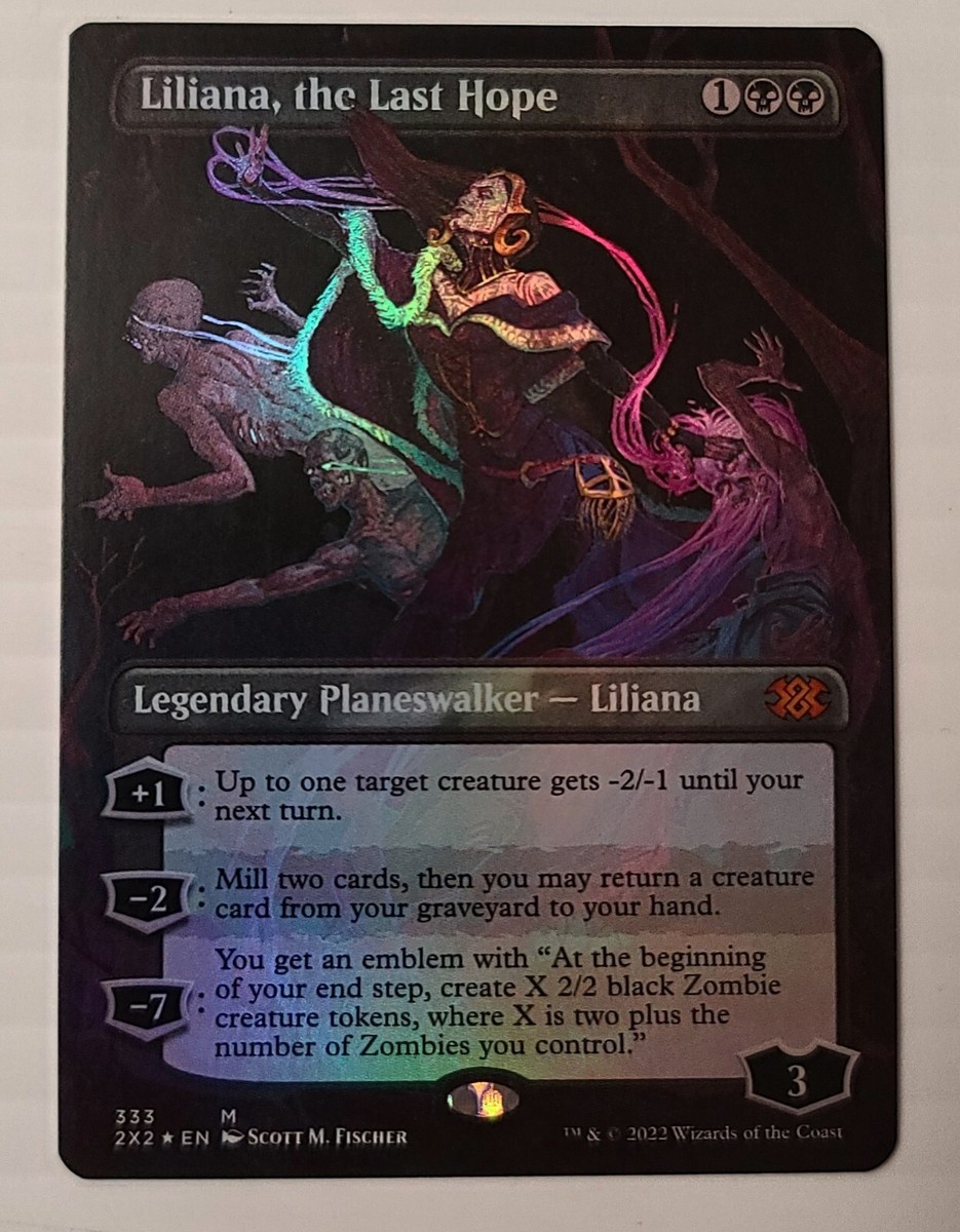 PSA9 テクスチャーFoil Liliana the Last Hope MTG Double