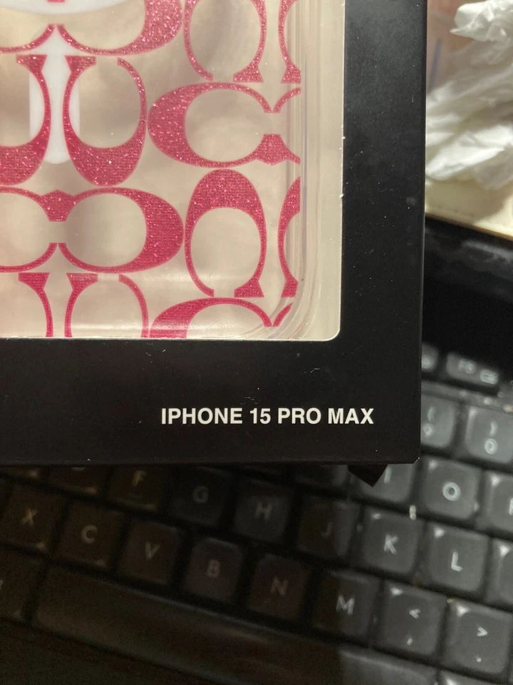 Coach защитный чехол W Magsafe iPhone 15 Pro Max цветной розовый новый в коробке - Изображение 2 из 3