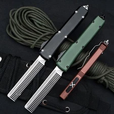 Metal Spring Comb for Beard Shaving Hair Style | EDC Pocket Carry gift