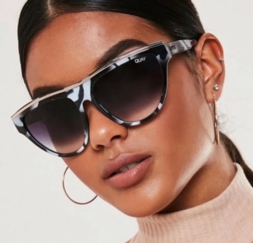 NWT Quay Flight Risk Gray Black Marble Sunglasses Quay Australia | Accessories | Nwt Quay Flight Risk Gray  main image 2